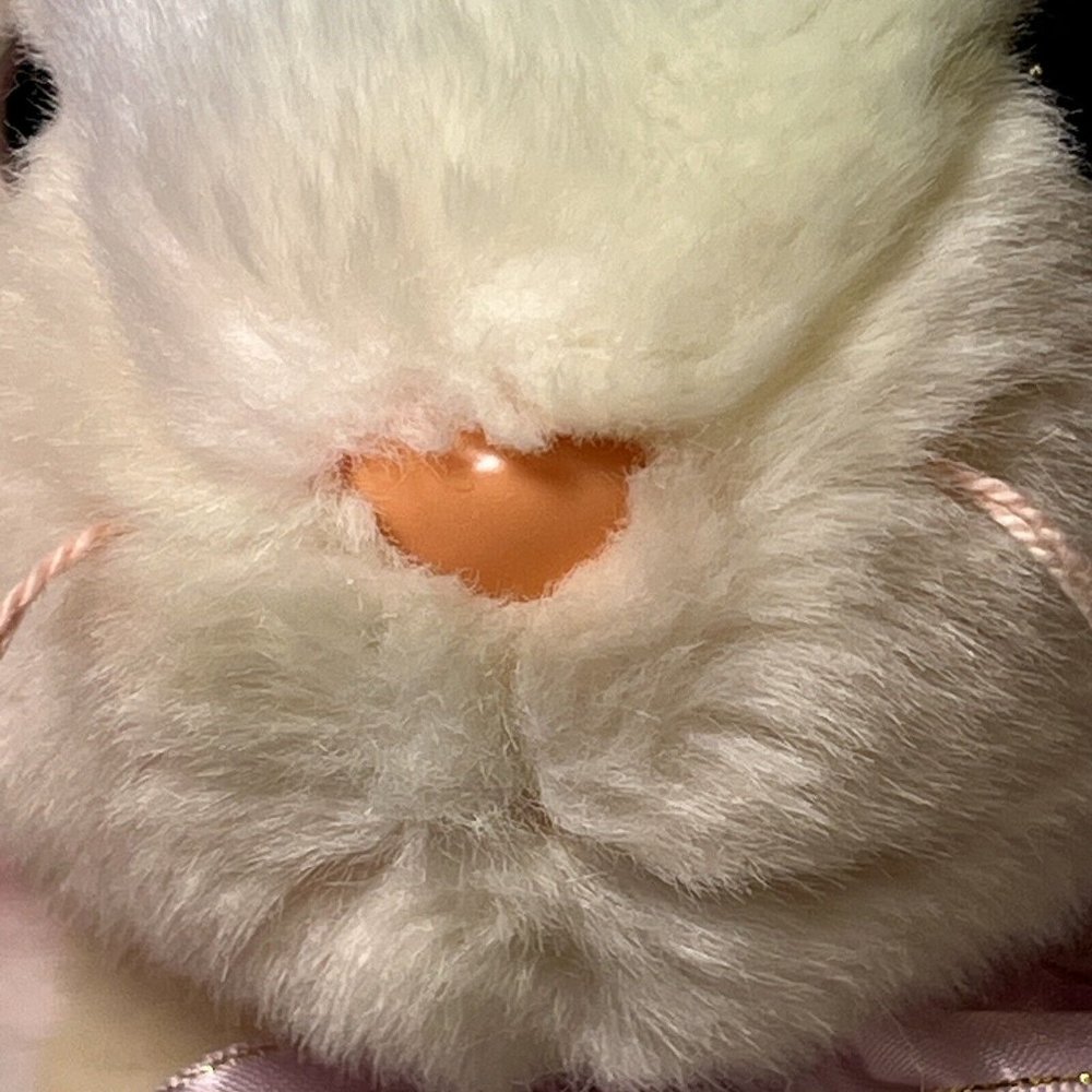 Vintage Ty Hippie Hippy Pastel Watercolor Bunny Rabbit Plush Stuffed Animal 13" - Picture 10 of 13